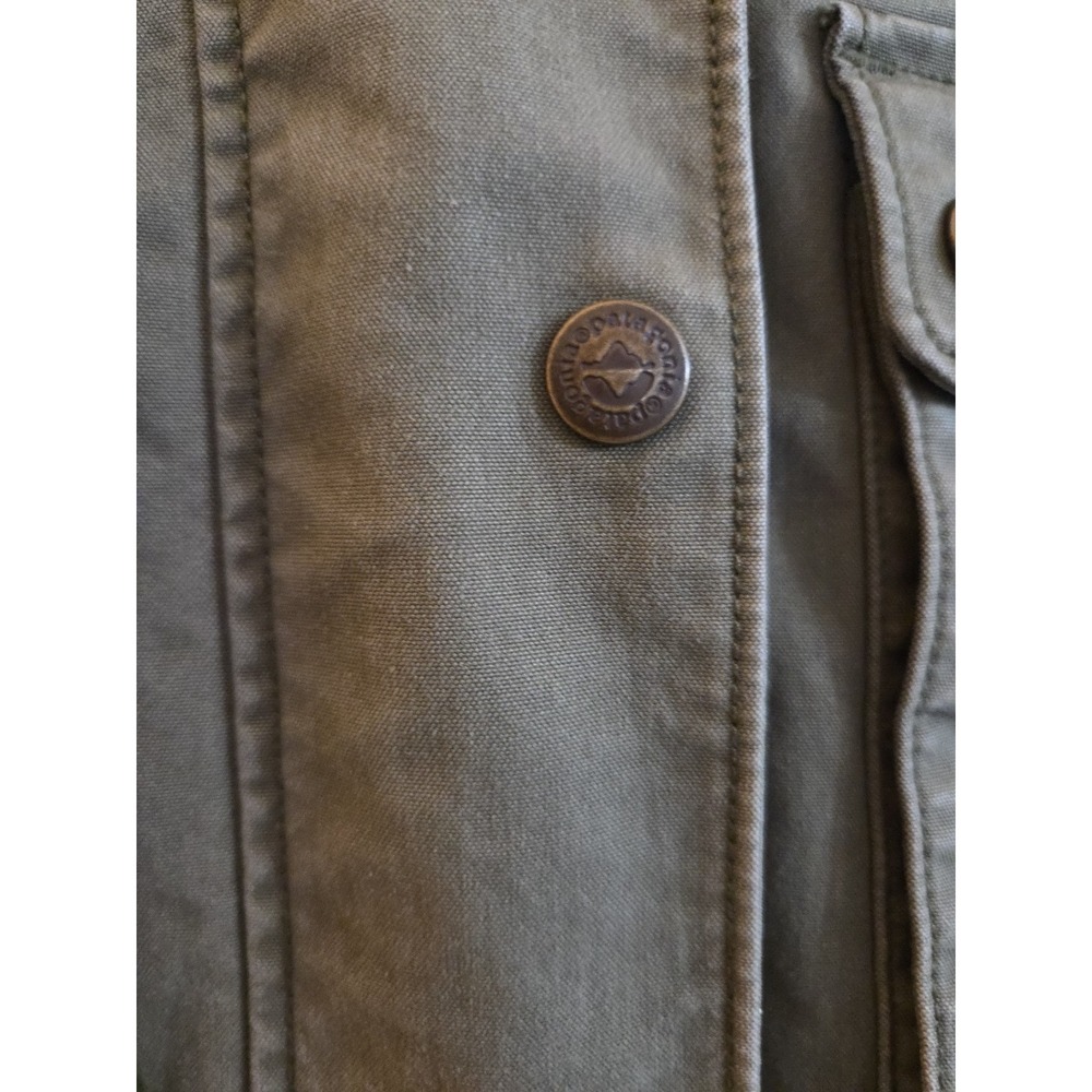Patagonia Women's Olive Green Jacket Full Zip/Snap Front Size Small Maple Grove - Picture 3 of 10
